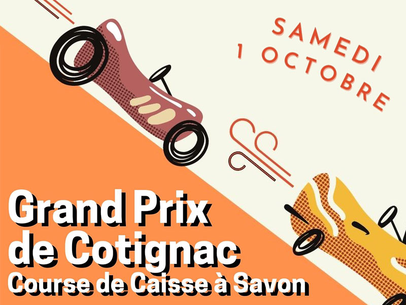 Première Course de Caisses à Savon à Cotignac le samedi 1er octobre