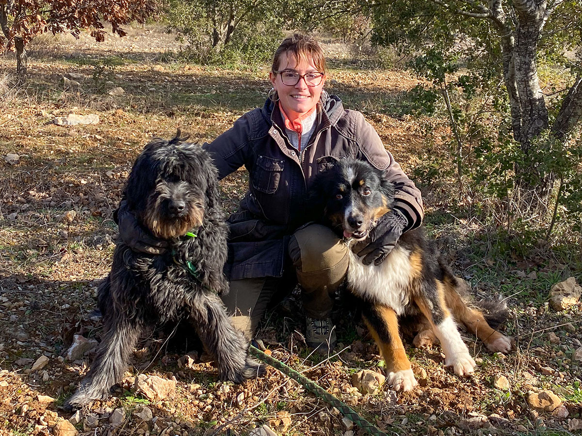 Démonstration de cavage et dégustation de truffes à Aups