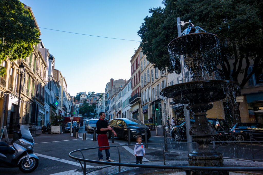 Fontaine de la place Valère-Bernard (boulevard Vauban, Marseille 6e arr.)