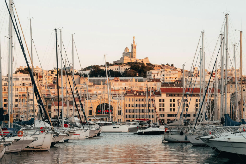 Marseille, le Vieux Port et la Bonne Mère
