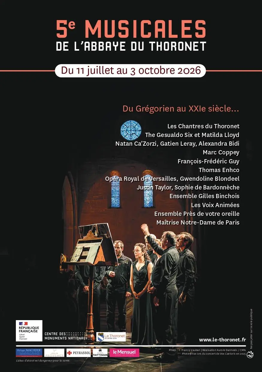 Musicales à l'Abbaye du Thoronet 2026