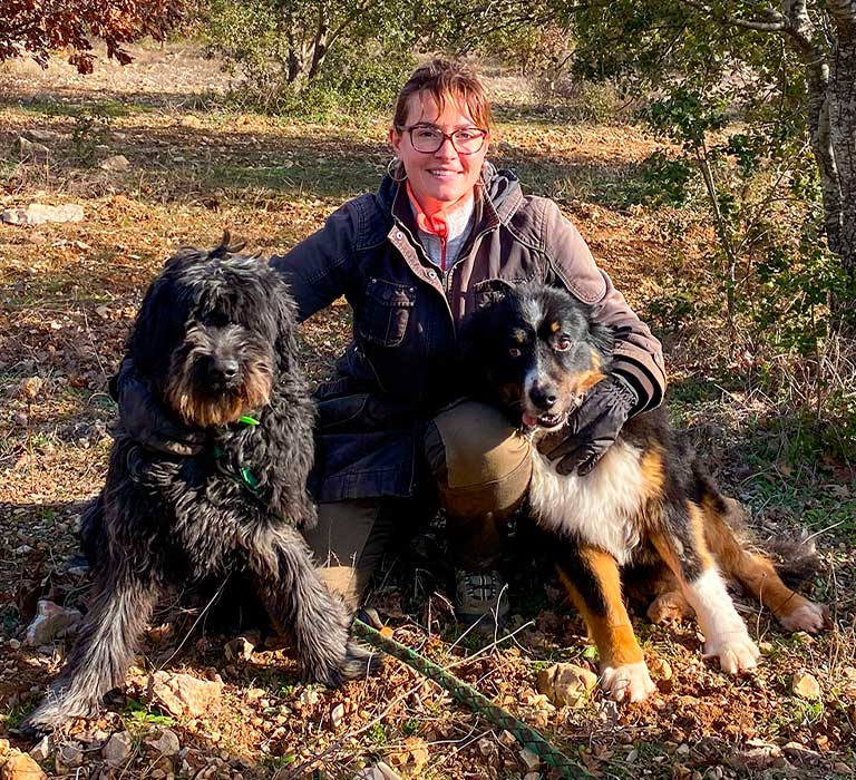Cavage de la truffe avec Lisa Canut à Aups