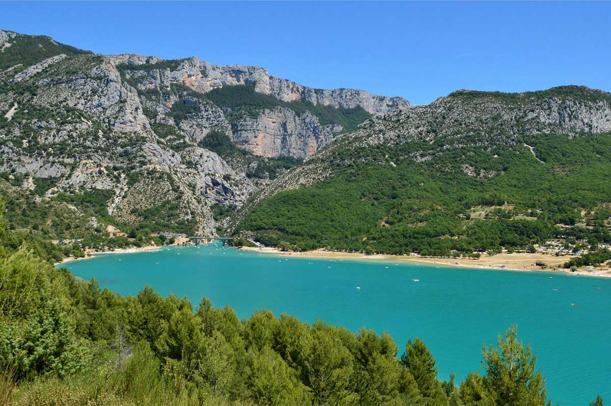 Les plus beaux lieux de baignade du Var : lac de Sainte-Croix