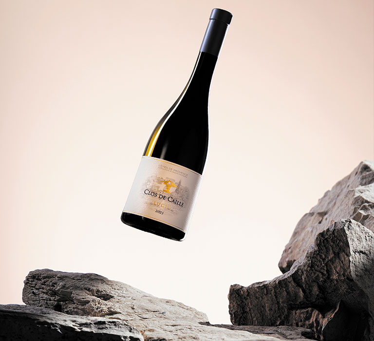 Vin rouge du Domaine Le Clos de Caille à Entrecasteaux
